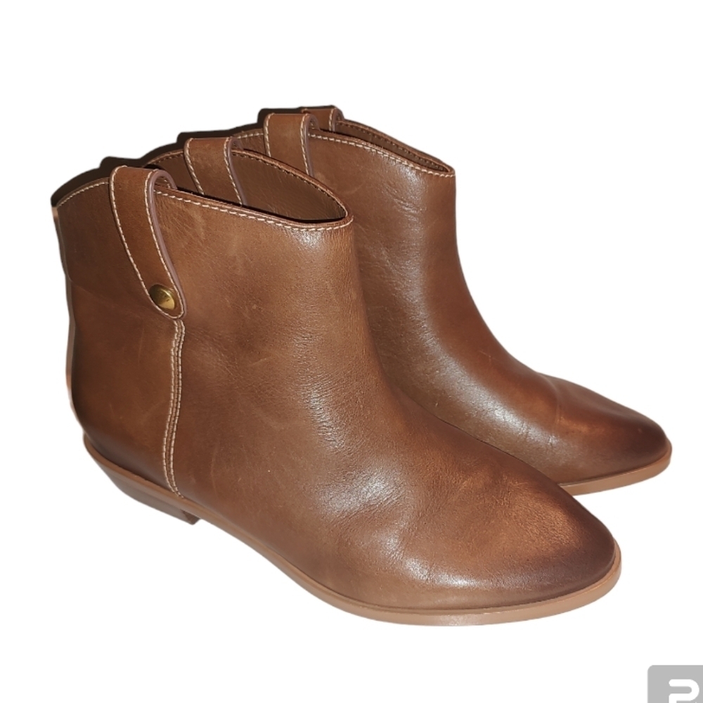 Michael Kors Leather Ankle Boots